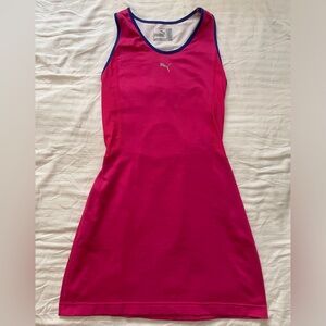 Puma Tennis Women Dress Small Pink Magenta